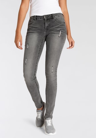 ARIZONA Skinny Jeans in Grey: front