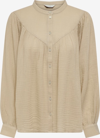 ONLY Blus 'PERRA' i beige: framsida