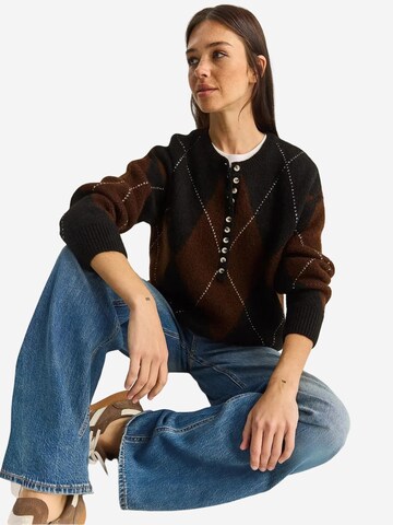 Bianco Lucci Pullover 'Pullover'‌‌‌‌‌‌‌ in Schwarz