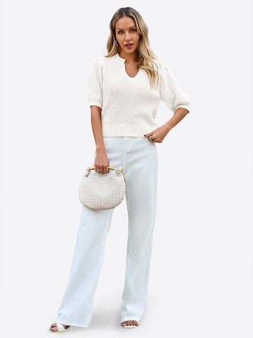 Imily Bela Pullover i hvid
