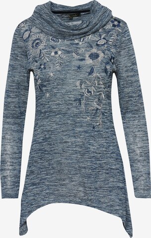 KOROSHI Shirt in Blauw: voorkant