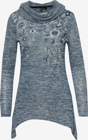 KOROSHI Shirt in Blauw: voorkant