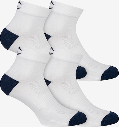 Champion Authentic Athletic Apparel Chaussettes de sport ' 4er-Pack Ankle Socks Performance ' en bleu marine / blanc, Vue avec produit