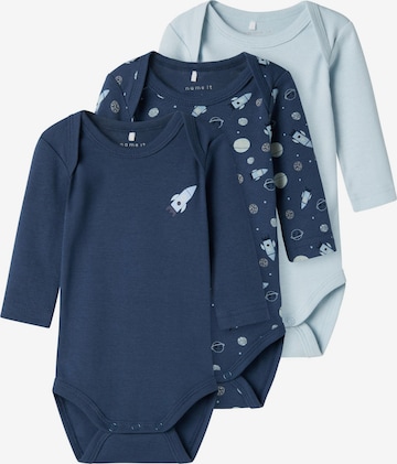 NAME IT Potkuhousut/body 'Dark Space' värissä sininen: etupuoli