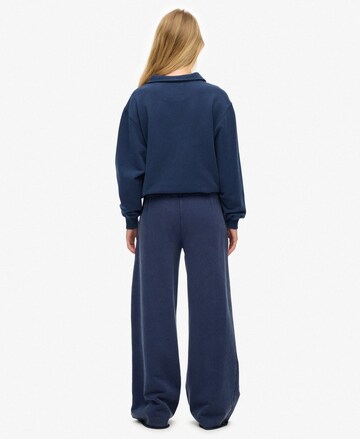 Loosefit Pantalon 'Athletic Essentials' Superdry en bleu