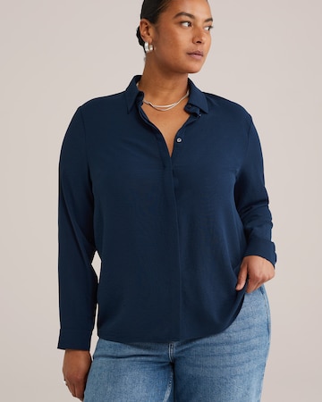 Camicia da donna di WE Fashion in blu: frontale