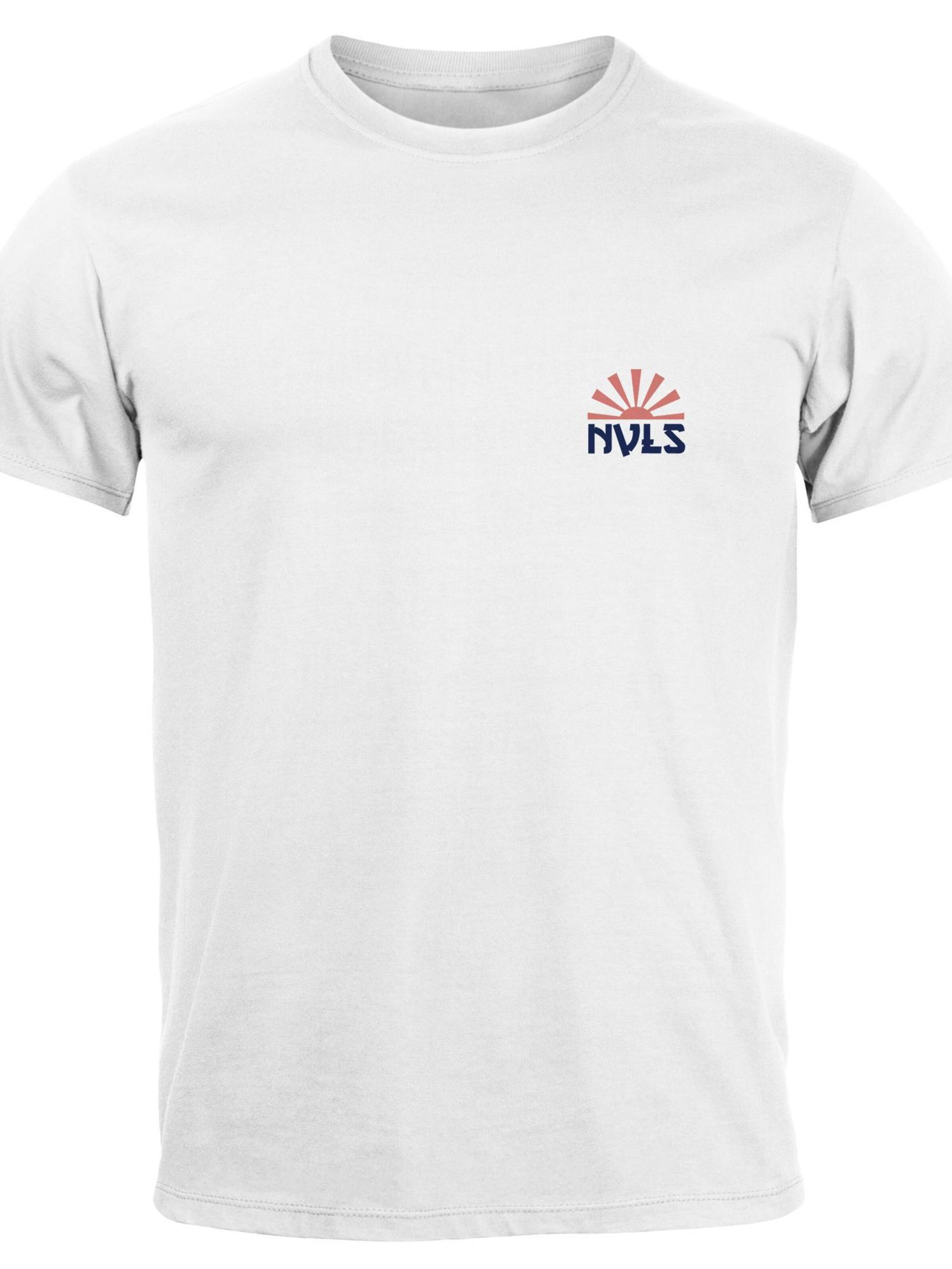 Neverless Shirt 'Kanagawa'‌‌‌‌ in Weiß