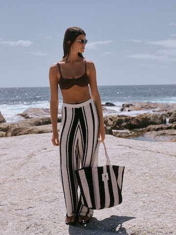 Wide Leg Pantalon Next en noir