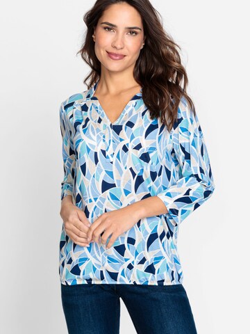 Olsen Shirt in Blauw: voorkant