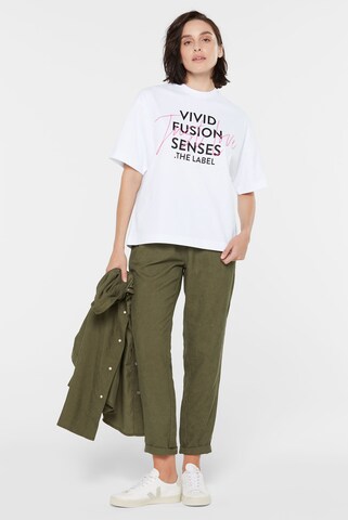 SENSES.THE LABEL Oversized Shirt 'Tec:la' in White