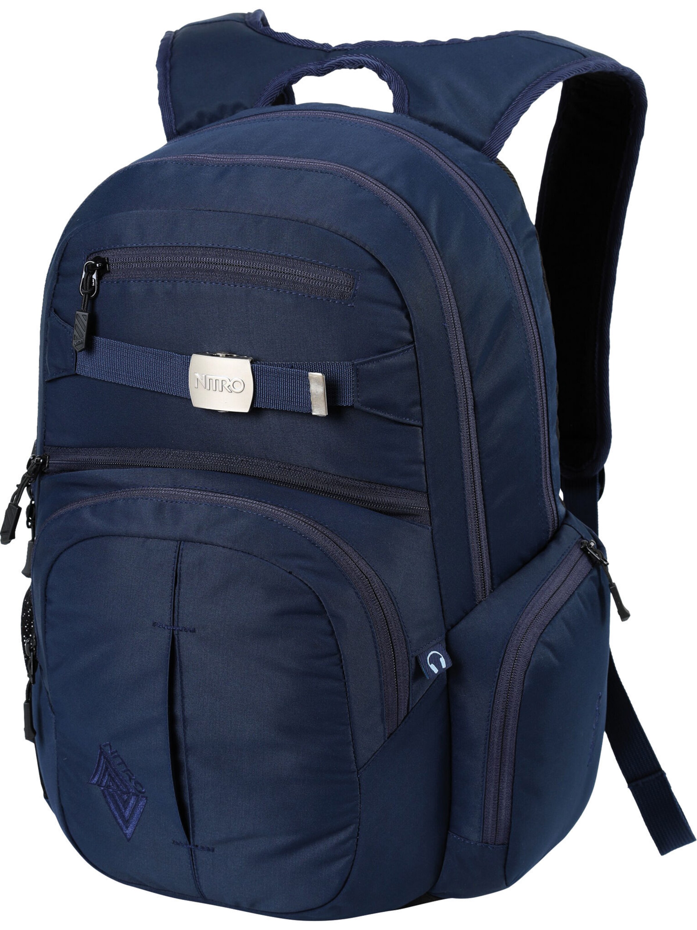 NitroBags Rucksack Hero in Blau: Vorderseite