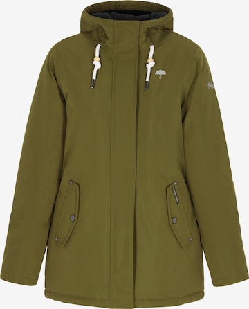 Schmuddelwedda Zimná bunda - Zelená: predná strana