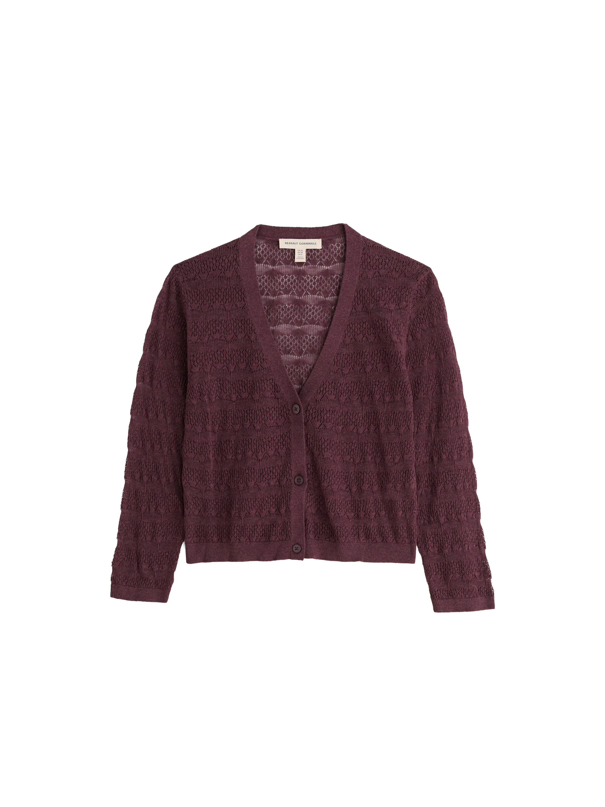 Cardigan 'Sweet Day' Seasalt Cornwall en marron : devant