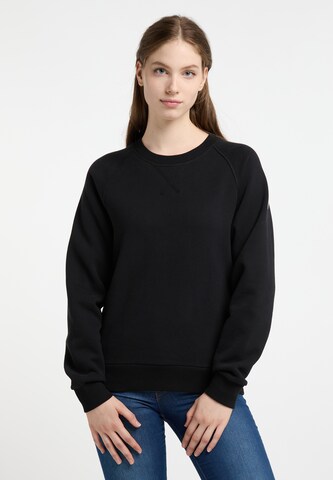 DreiMaster Maritim Sweatshirt 'Kilata' in Zwart: voorkant