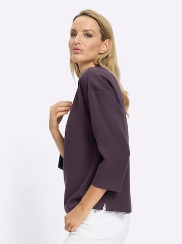 Sweat-shirt heine en violet