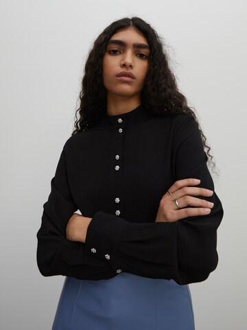 EDITED Blouse 'Lise' in Black: front