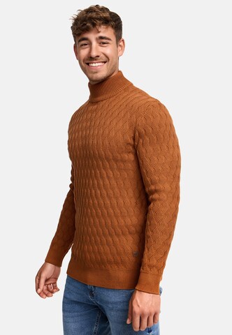 INDICODE JEANS Trui 'Alpha' in Bruin