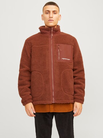 JACK & JONES Jacke 'JORVesterbro' in Braun: Vorderseite