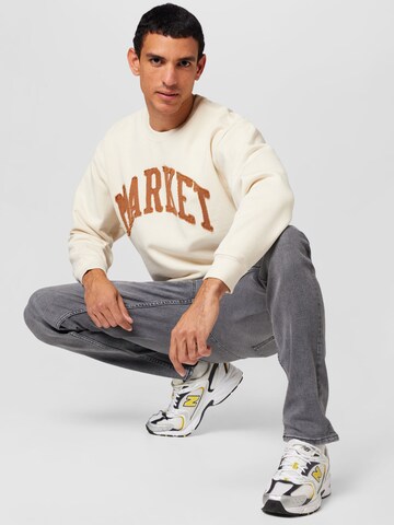 MARKET Sweatshirt i beige