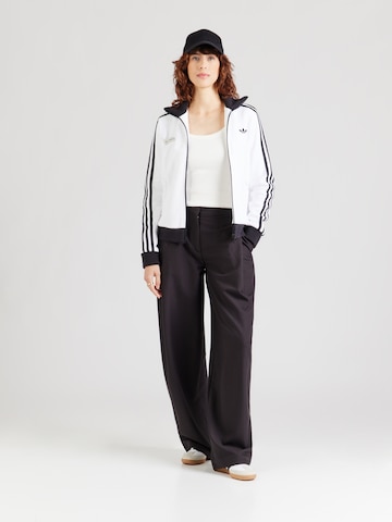 ADIDAS ORIGINALS - Sudadera con cremallera 'Adiluna Season 2 x Jennie' en blanco