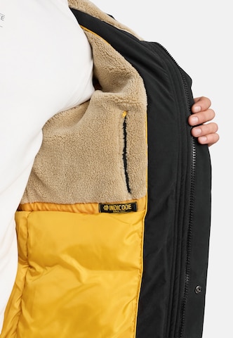 INDICODE JEANS Winter parka 'INKristof' in Black