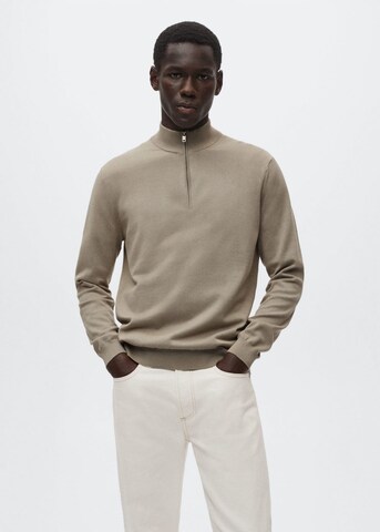 MANGO MAN Pullover 'Tenp' in Beige: predná strana