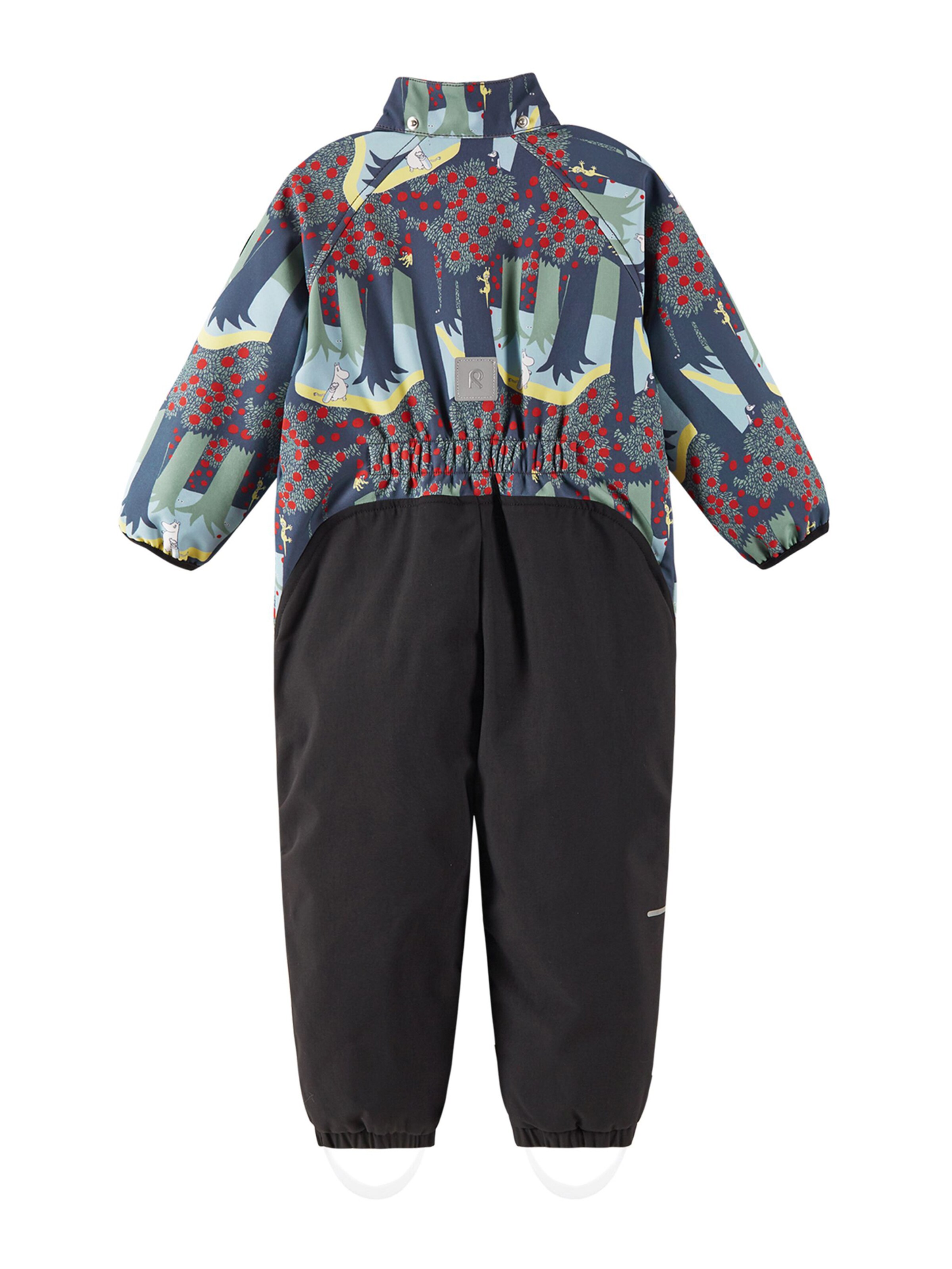 Reima - Regular Fit Fato funcional 'Moomin Mjosa' em preto