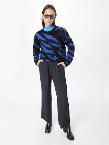 Wide leg Pantaloni di s.Oliver BLACK LABEL in blu