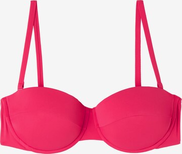 CALZEDONIA Bandeau Bikini Top 'INDONESIA' in Pink: front