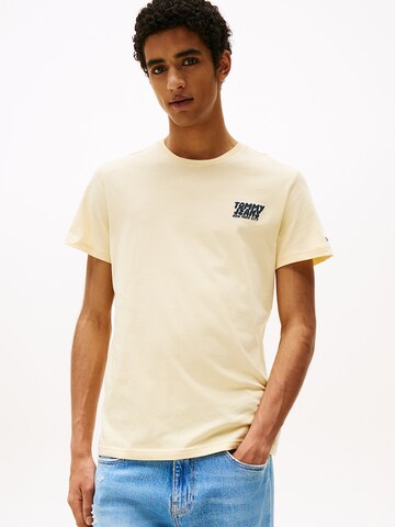 Tommy Jeans T-Shirt in Gelb: Vorderseite