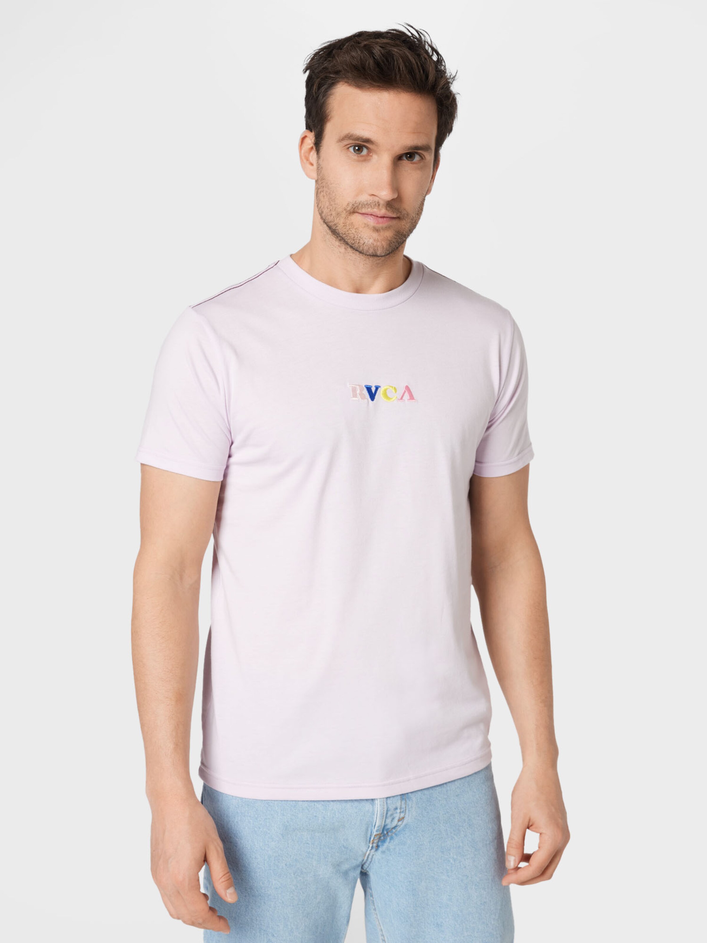 Männer Shirts RVCA T-Shirt in Rosa, Altrosa - AS55930