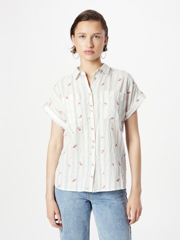 WHITE STUFF - Blusa 'ELLA' em branco: frente