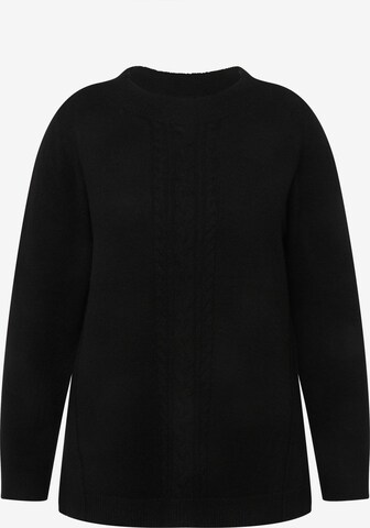 Pull-over Ulla Popken en noir : devant