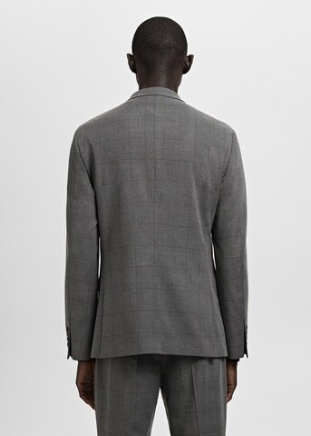 MANGO MAN Slim fit Business Blazer 'Paris' in Grey
