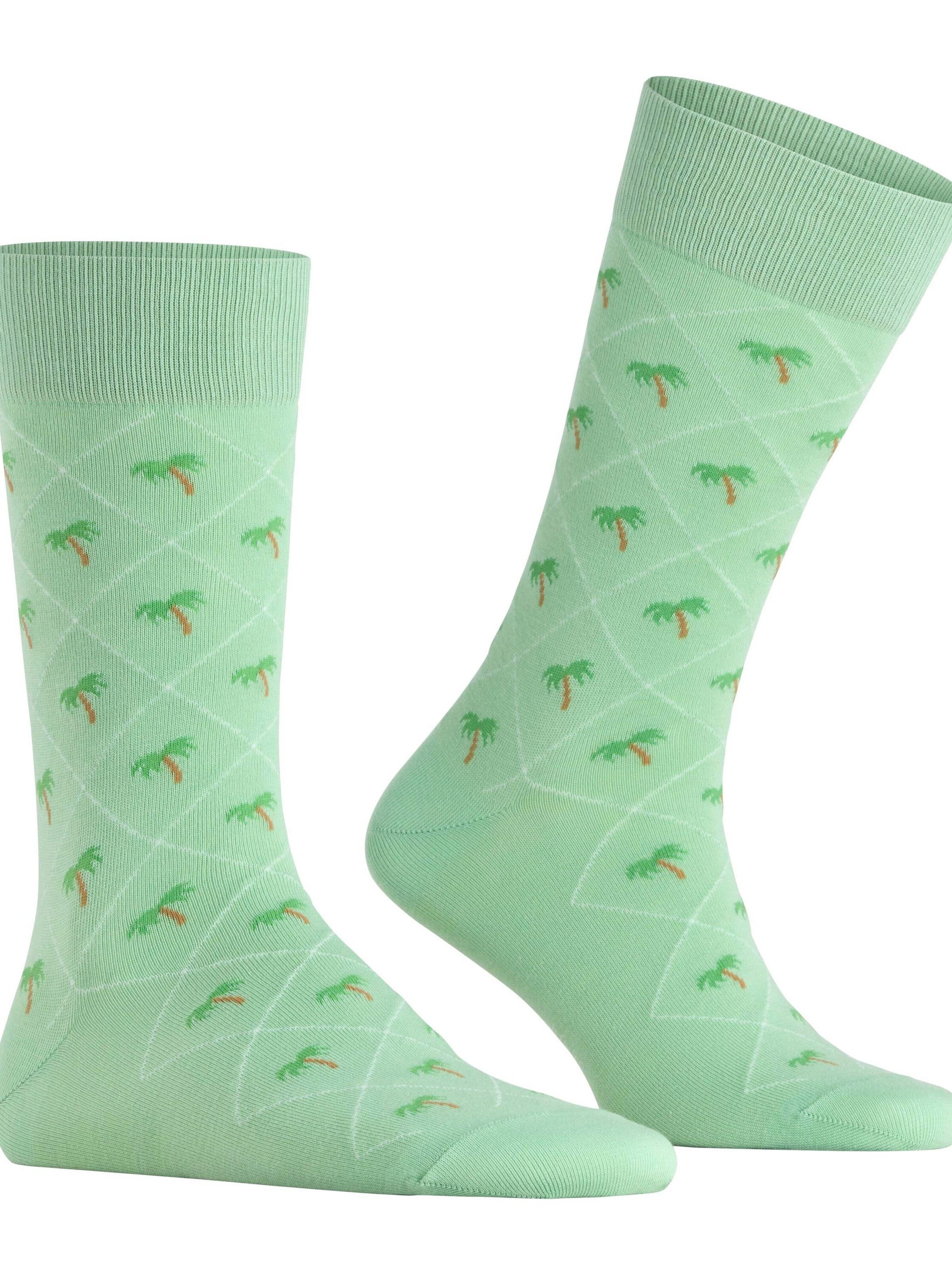 BURLINGTON Socken 'Palm Tree'‌‌ in Grün