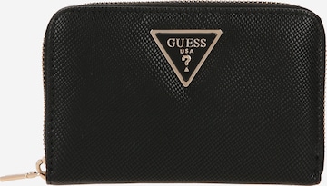 GUESS Geldbörse 'LAUREL' in Schwarz: predná strana