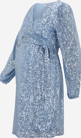 Dorothy Perkins Maternity Koktejlové šaty – modrá: přední strana