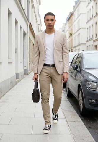 Lindbergh Slimfit Hose 'Classic' in Beige