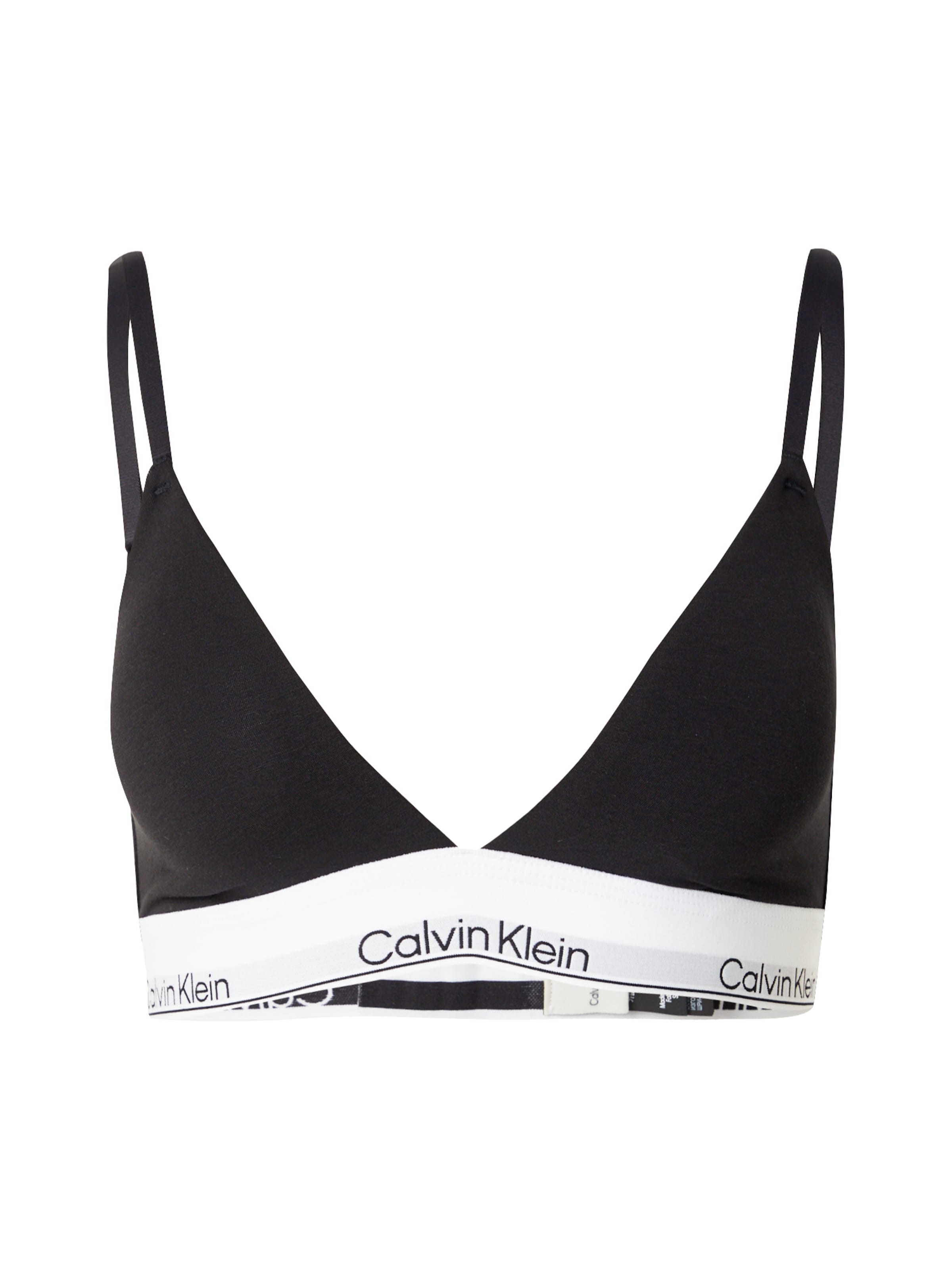 Calvin Klein Underwear Triangel BH in Schwarz: Vorderseite
