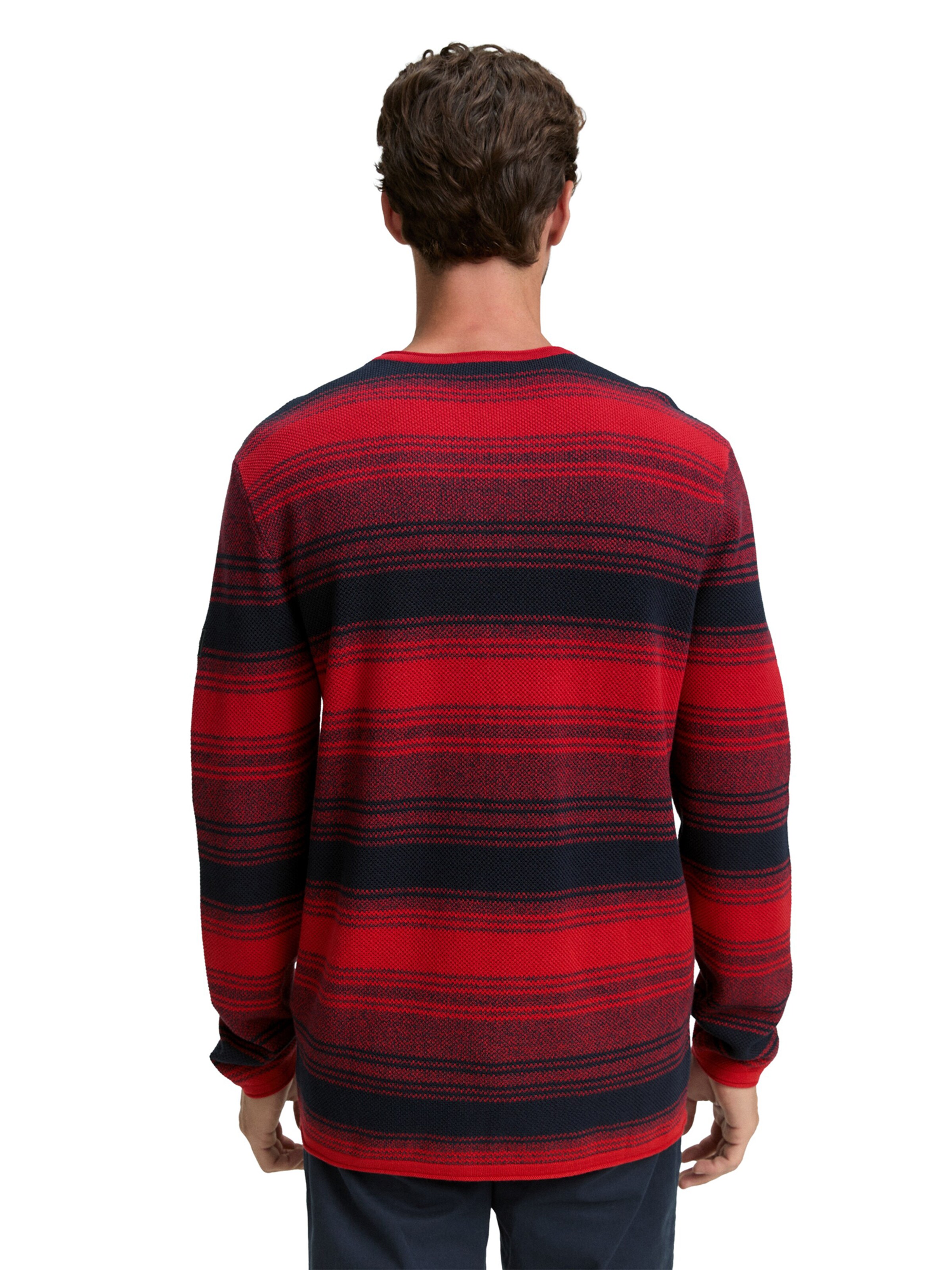 TOM TAILOR Pulover | rdeča barva