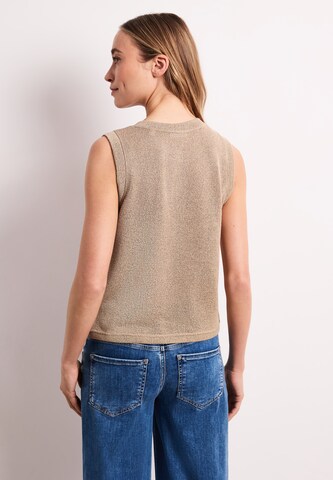 STREET ONE Strickweste in Beige