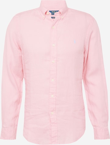 Polo Ralph Lauren Рубашка в Ярко-розовый: спереди