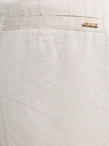 BIG STAR Wide leg Pleat-front trousers 'MARYLIANI' in Beige