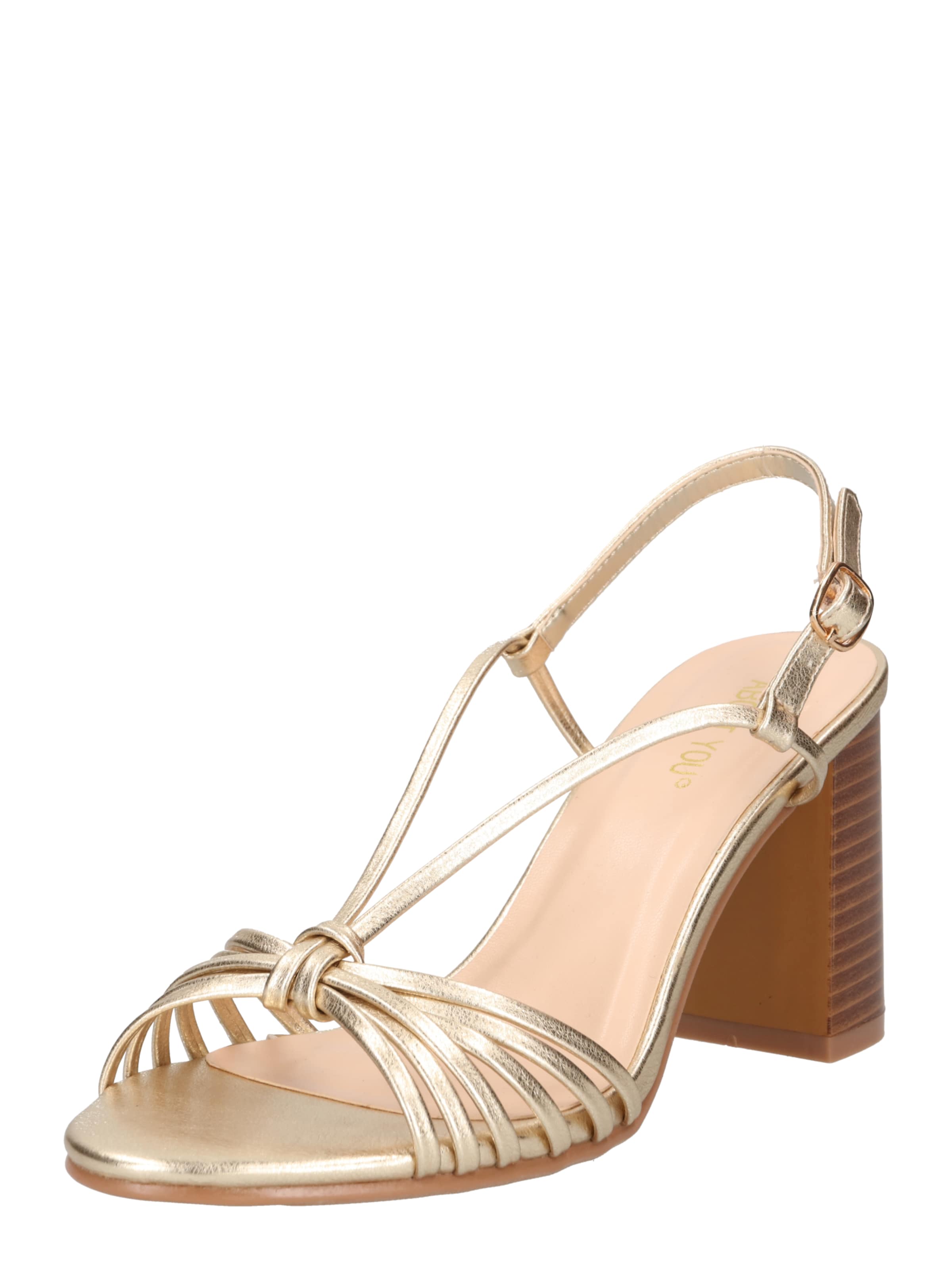ABOUT YOU Sandal 'Celina' in Gold: front