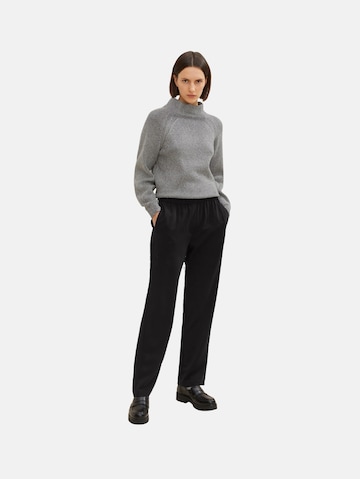 TOM TAILOR Loose fit Pants in Black