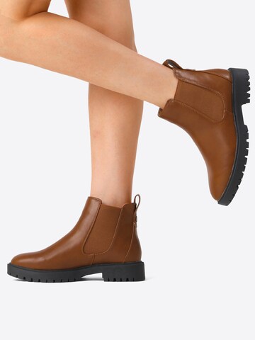 Boots 'DREAM PAIRS Damen Chelsea Boots Klassische Stiefeletten' di Dream Pairs in marrone