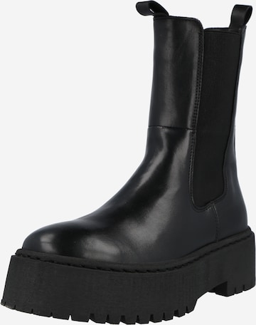 PS Poelman Chelsea Boots i sort: forside