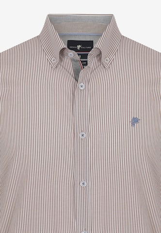 DENIM CULTURE - Ajuste regular Camisa 'Rex' en marrón