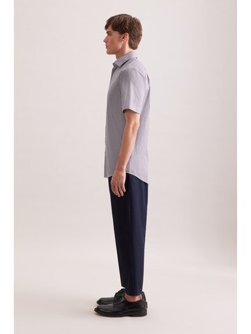 SEIDENSTICKER Regular fit Zakelijk overhemd 'Schwarze Rose' in Grijs