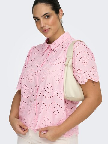 Camicia da donna 'CARValais' di ONLY Carmakoma in rosa